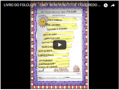 Imagem do vídeo do Livro do Folclore