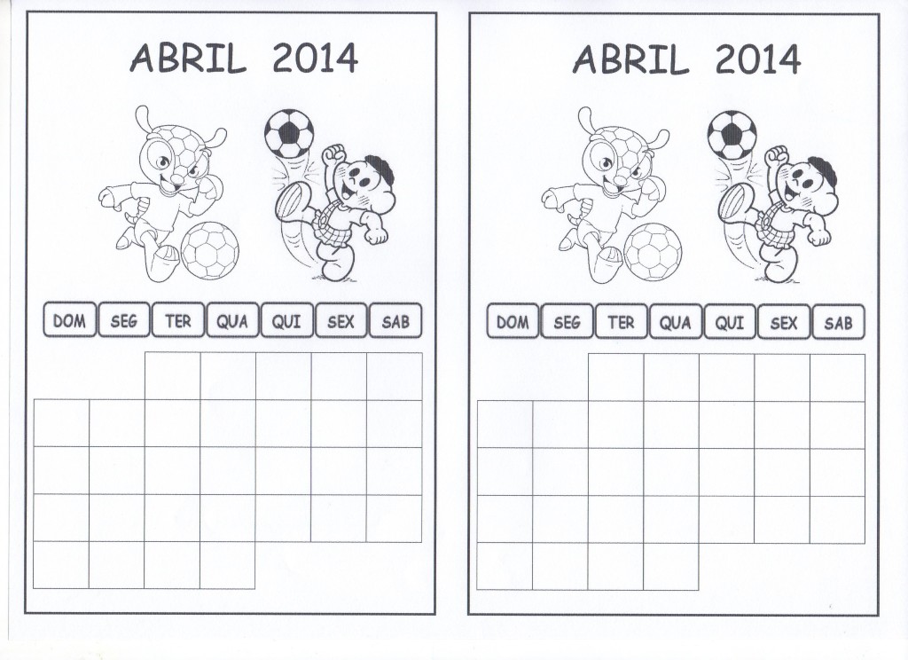 CALENDARIO ABRIL 14 ALUNO