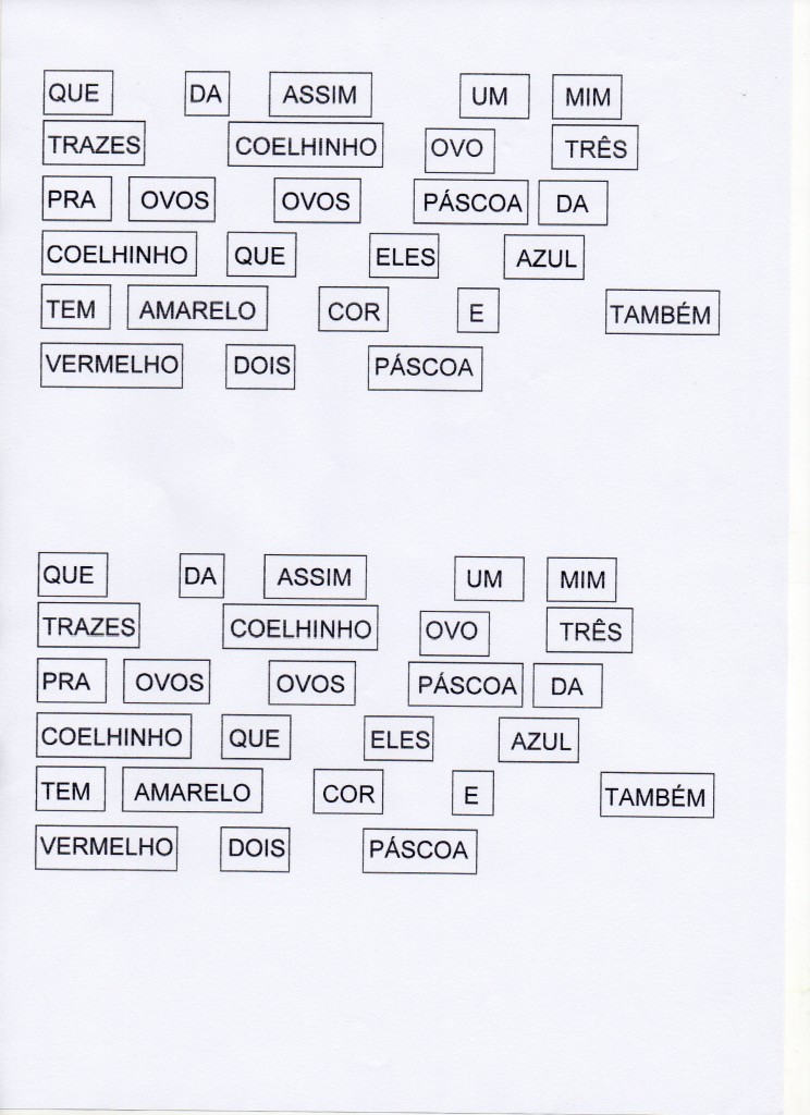 projeto páscoa - coelhinho da pascoa