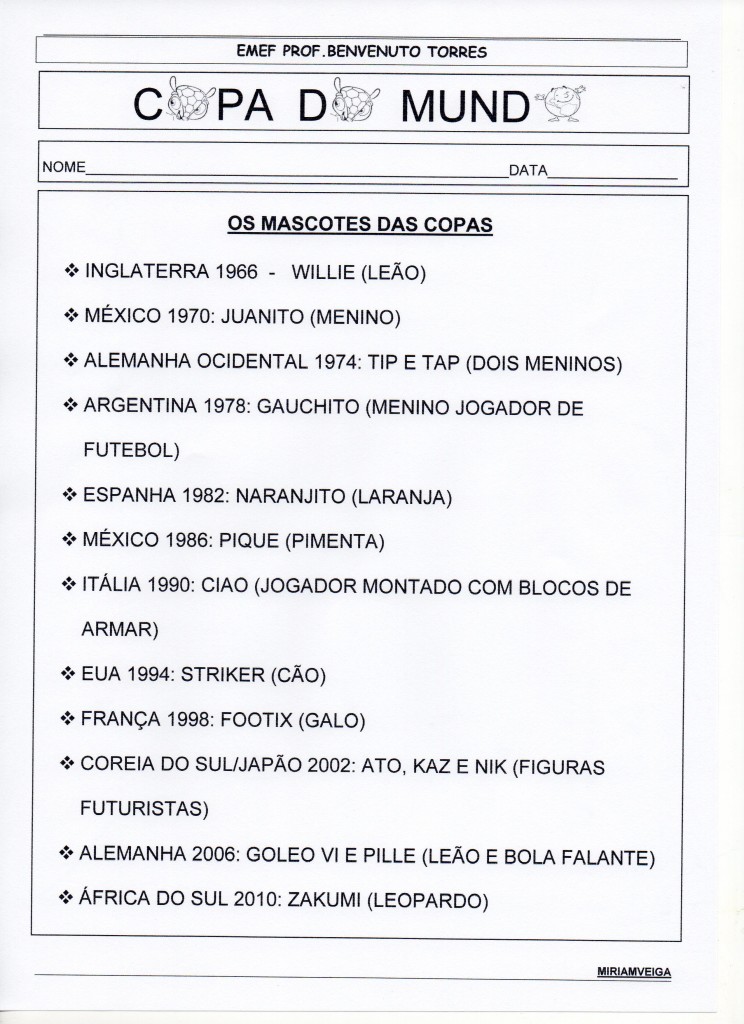 Copa do Mundo - 2014.