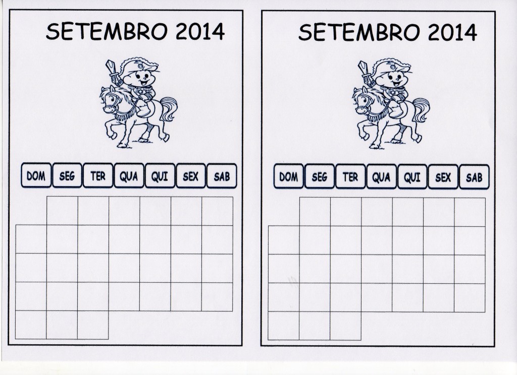 calendario de setembro 14 aluno