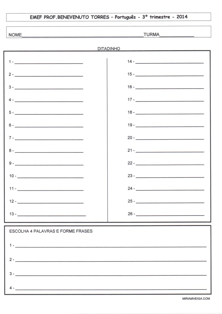 avalição 3 tri 2014 portugues 1