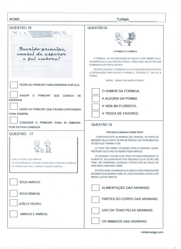 provinha brasil3 teste 1 leitura 2014