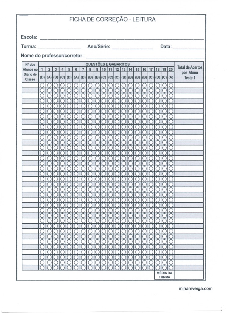 provinha brasil6 teste 1 leitura 2014
