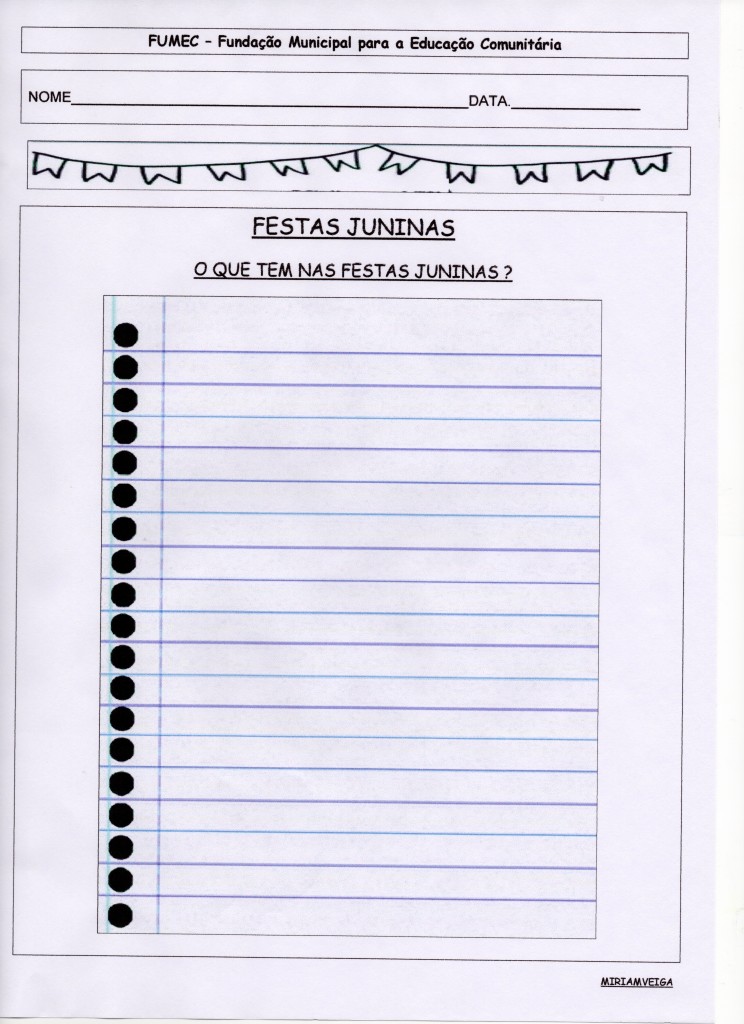 PROJETO FESTA JUNINA ´O QUE TEM