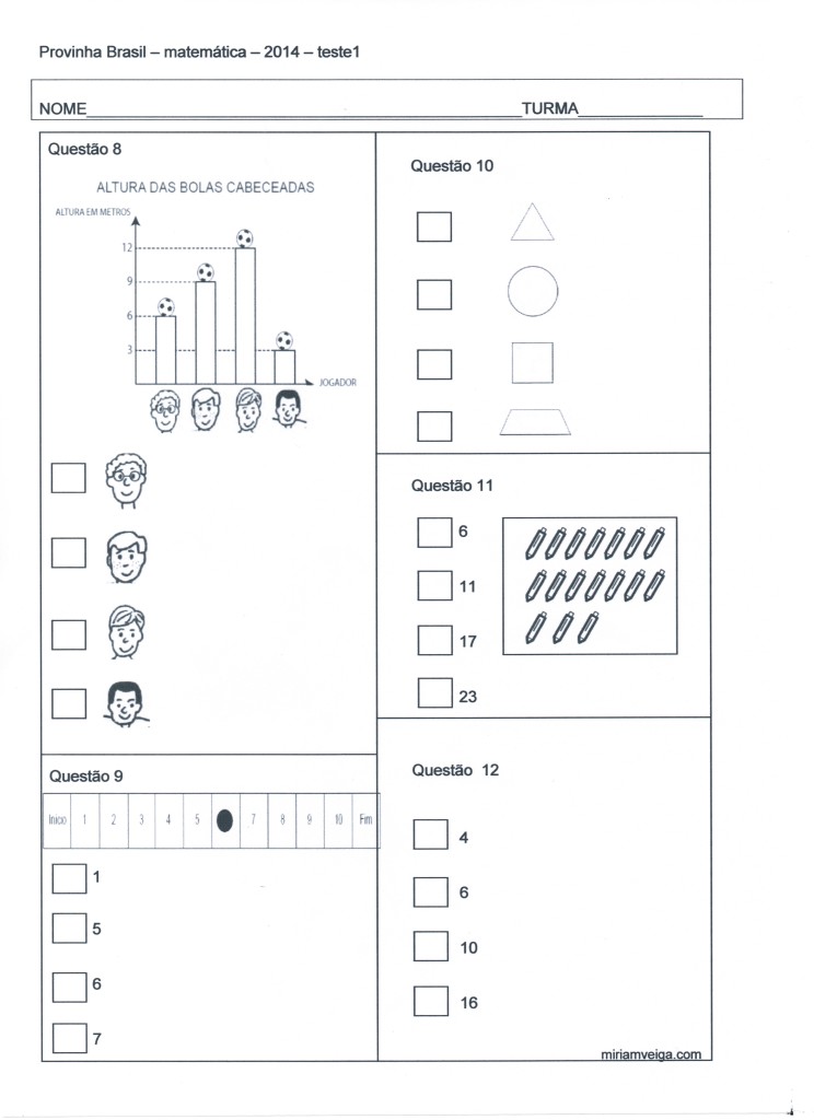provinha brasil - matematica teste 1 - 2014 fl 3