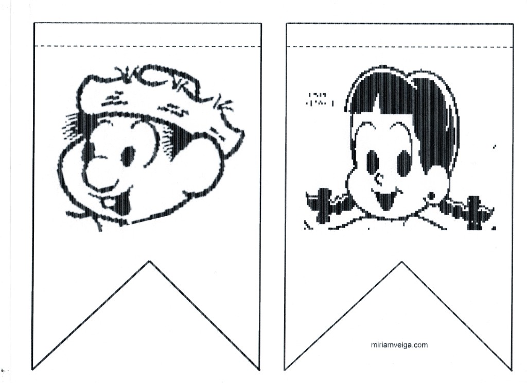 Turma da Mônica-Bandeirinhas Festa Junina