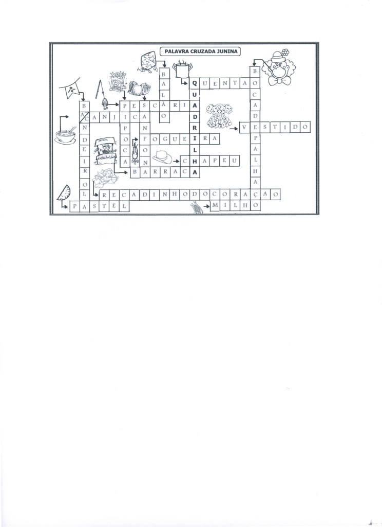 gabarito cruzadinha