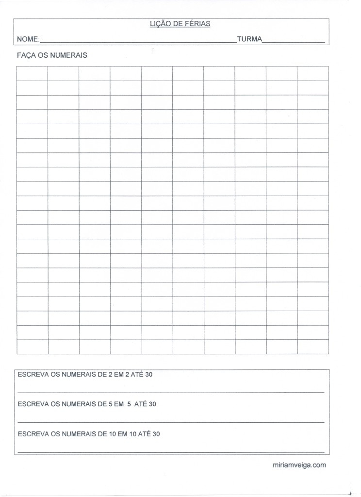 liçao de ferias 7