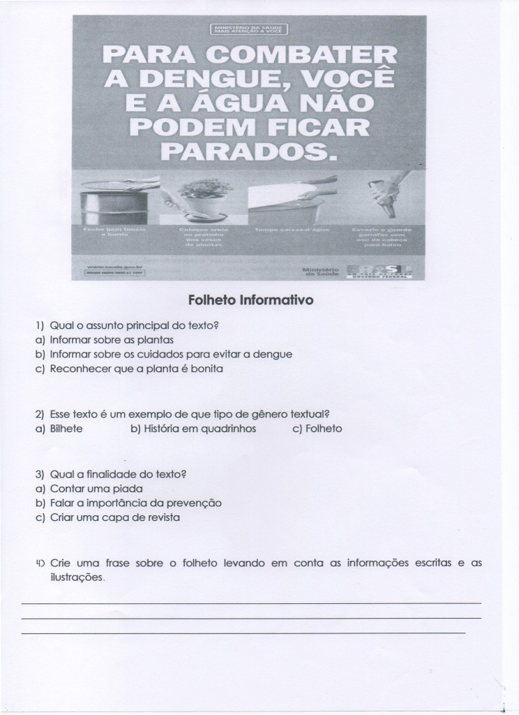 Folheto informativo Dengue-Parte 1