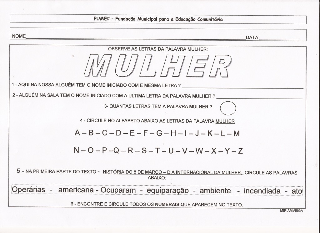 Dia Internacional da Mulher-EJA-Parte 1-Folha 3