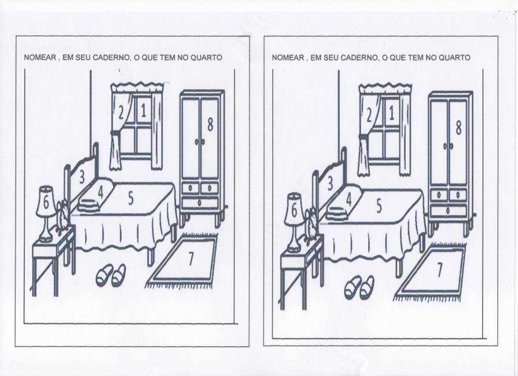 nomear as figuras quarto