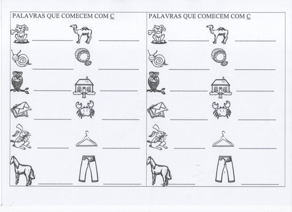 palavras que começam com C