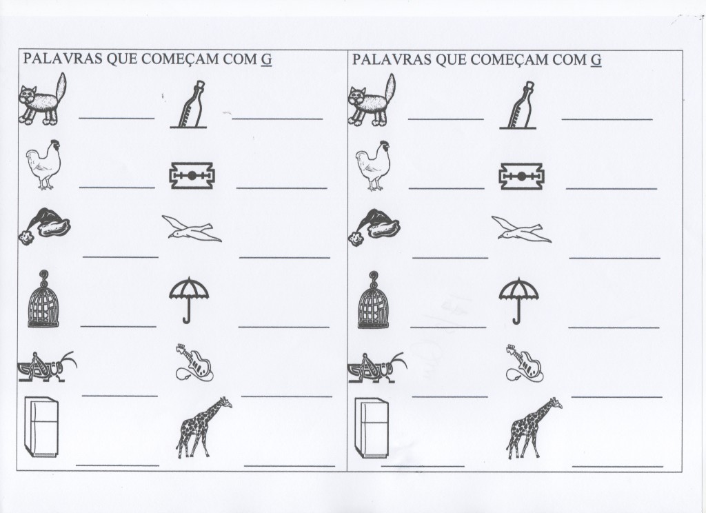 palavras que começam com G