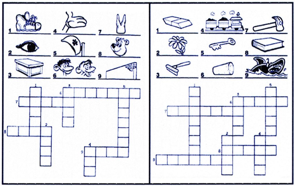 Cruzadinhas com figuras