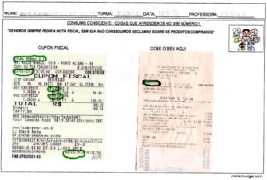 Consumo Consciente – Turma da Mônica - Conhecendo o cupom fiscal 02