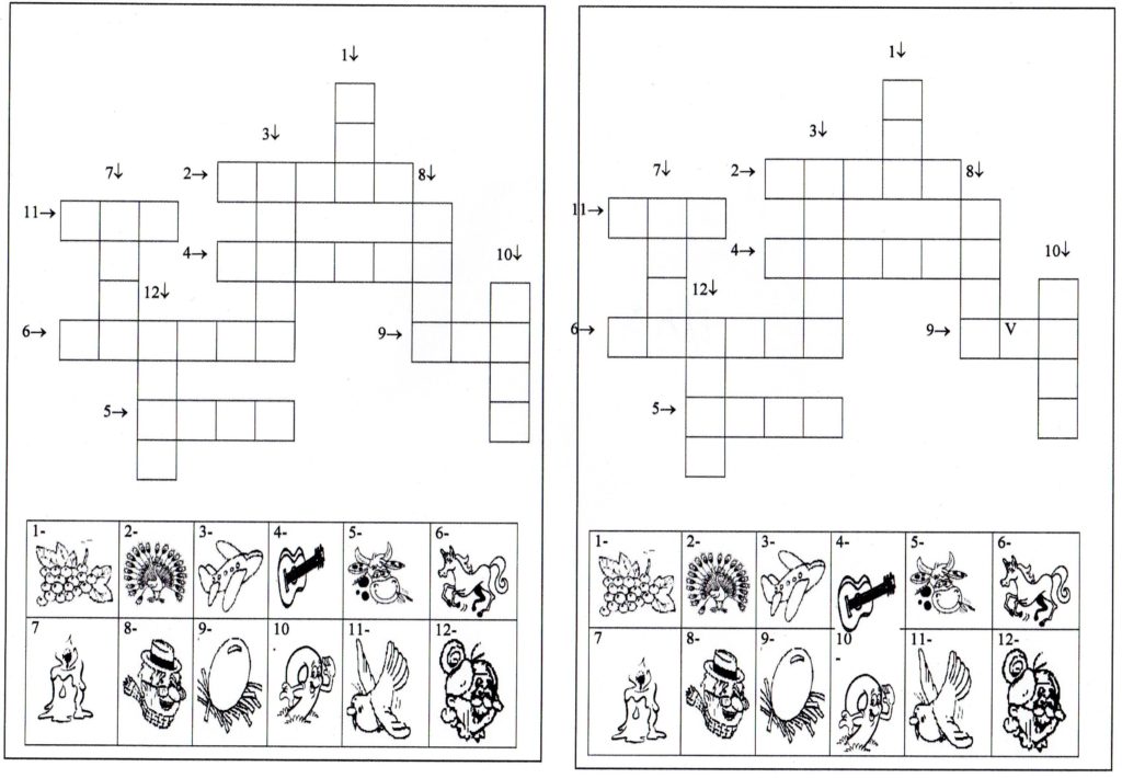 Cruzadinhas com figuras 2