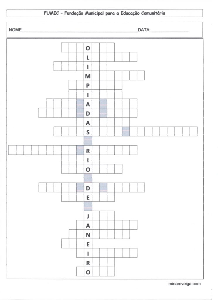 Origem dos Jogos Olímpicos-EJA-Parte 3-Cruzadão-Folha 1
