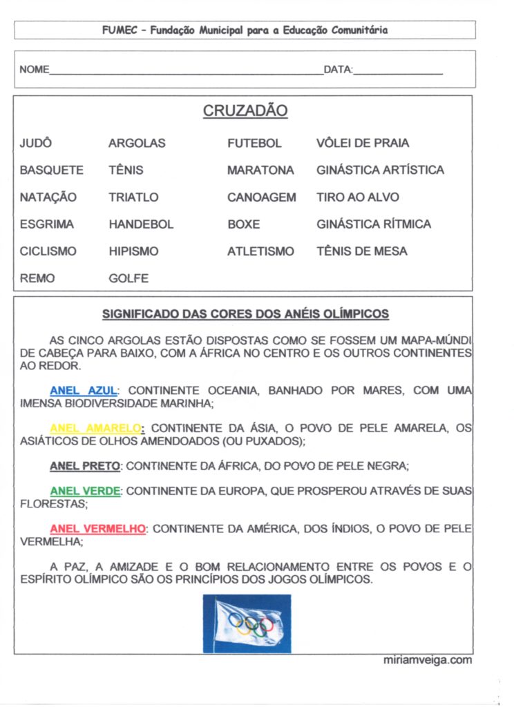 Origem dos Jogos Olímpicos-EJA-Parte 3-Cruzadão-Folha 2