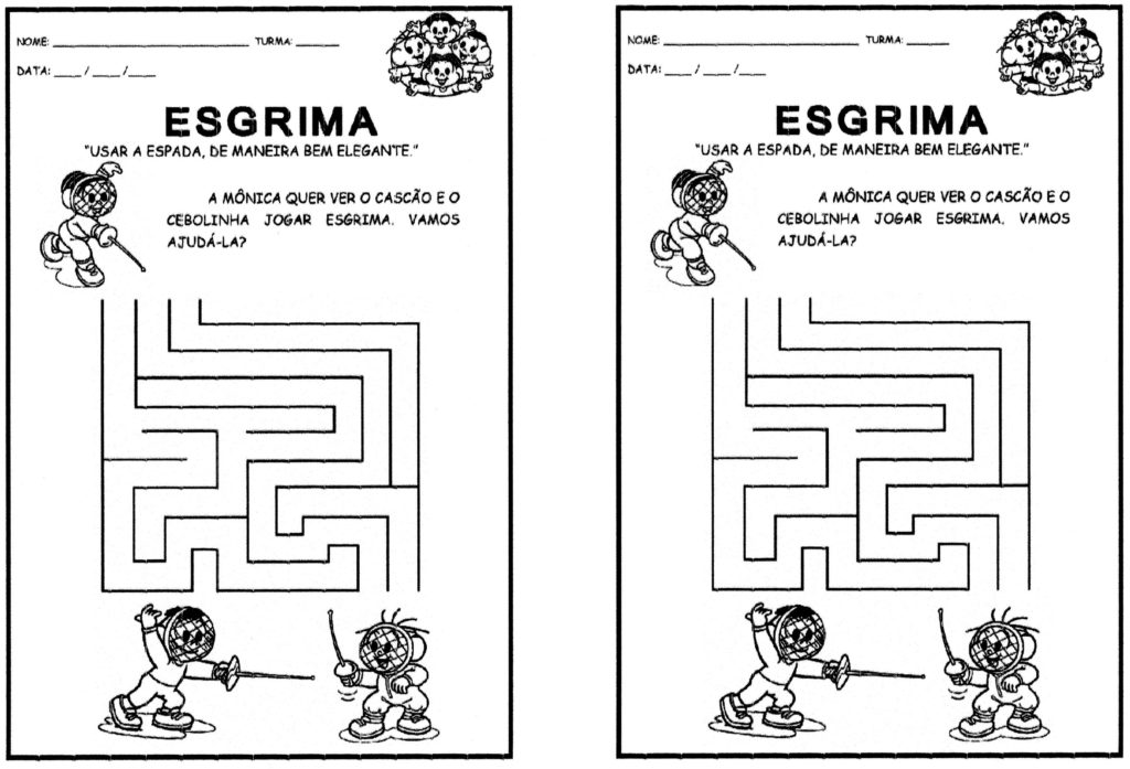 Atividade Olimpíadas-2016-Parte 6-ESGRIMA