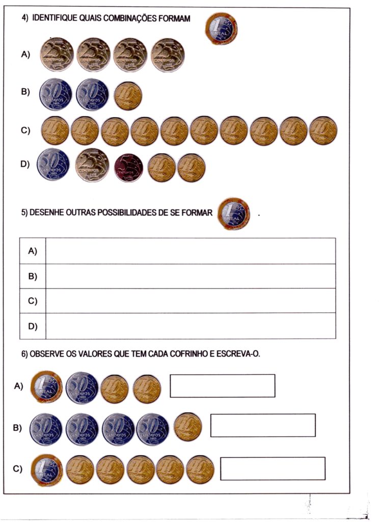 Atividade de Sistema Monetário-Parte 2 - Folha 1 - (Folha 3)