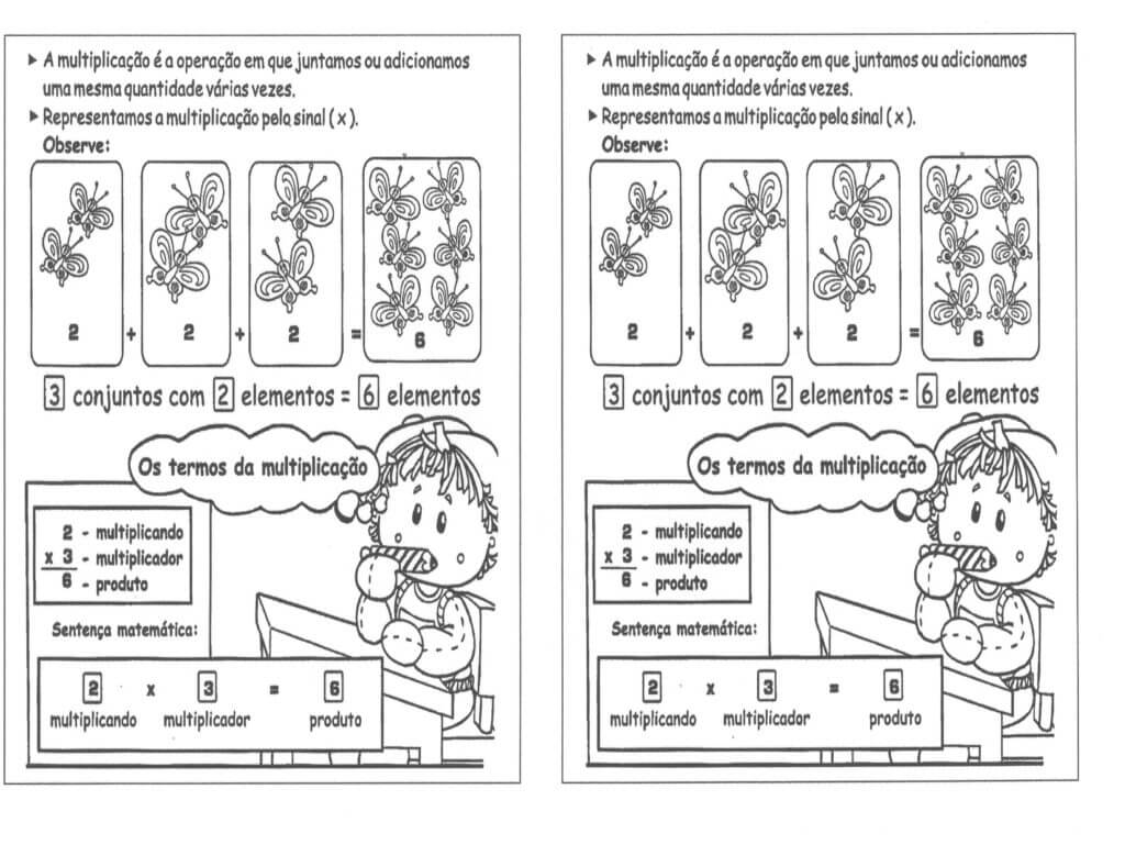 Atividade de Matemática-Multiplicação e termos-Folha 1