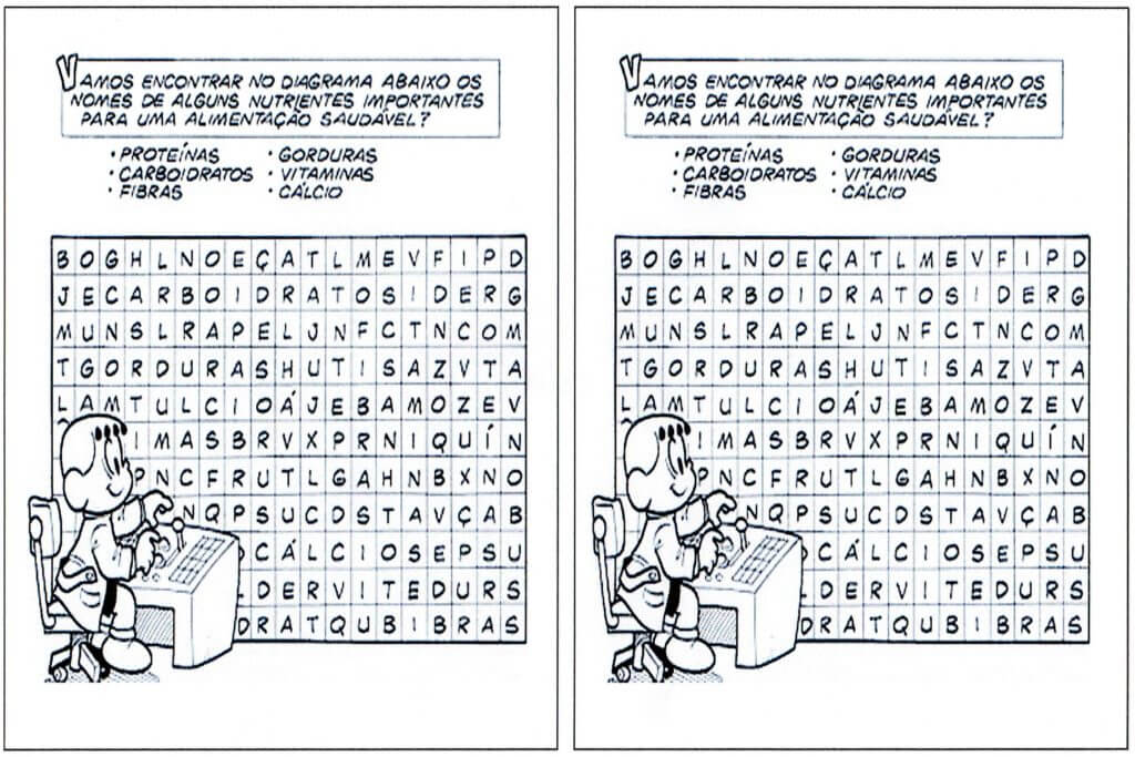 Caça-Palavras Alimentação Saudável