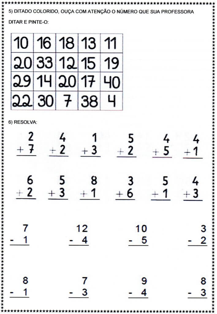 Avaliação Matemática-Natal 2º ANO-Folha 3