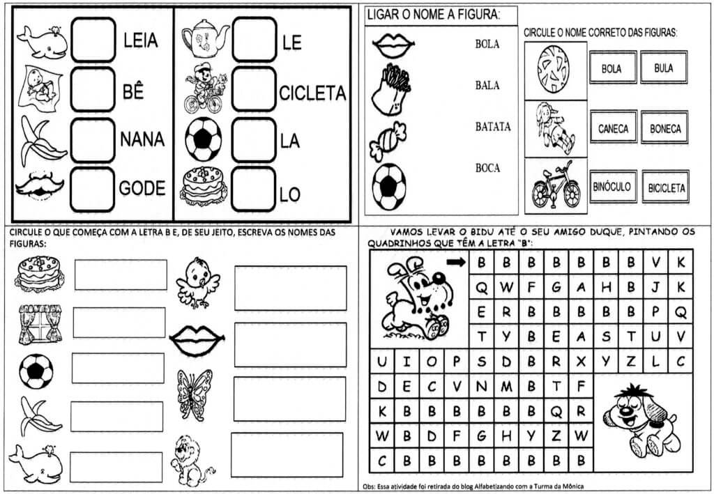 Atividades Letra B Atividades