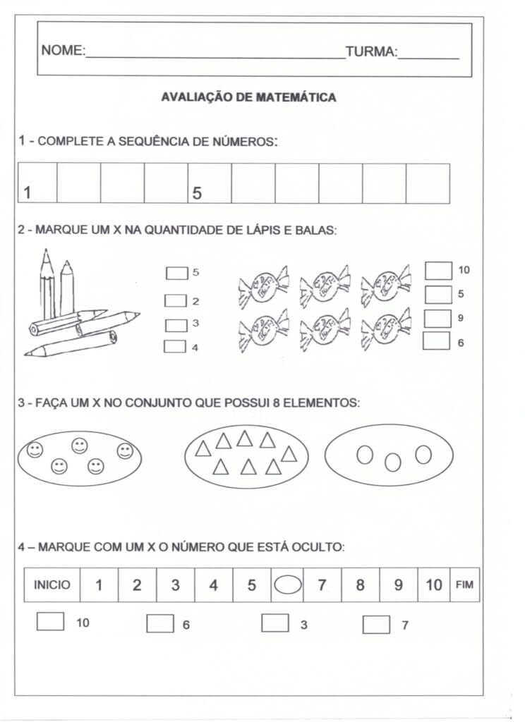Avaliação Diagnóstica 1 Ano-1