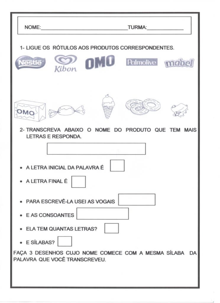 Avaliação Diagnóstica 2 Ano-Português com Rótulos-1