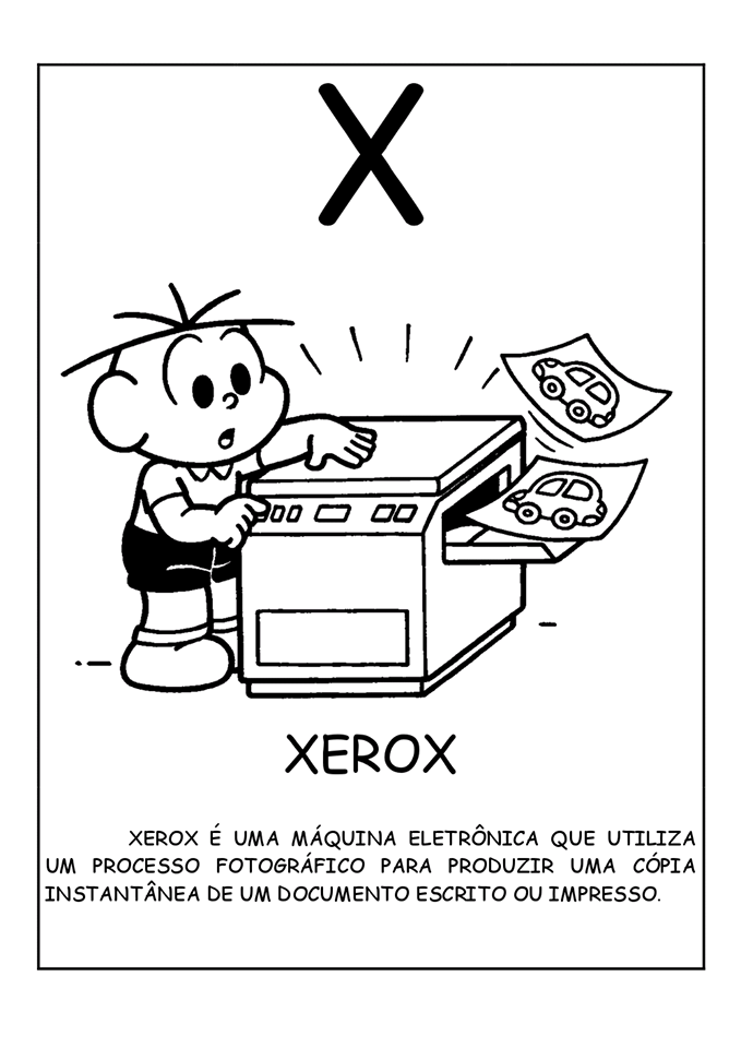 Invenções com as letras iniciais das palavras e uma pequena descrição da invenção - Letra X Dicionário de Invenções U V W X Y Z - Letra X