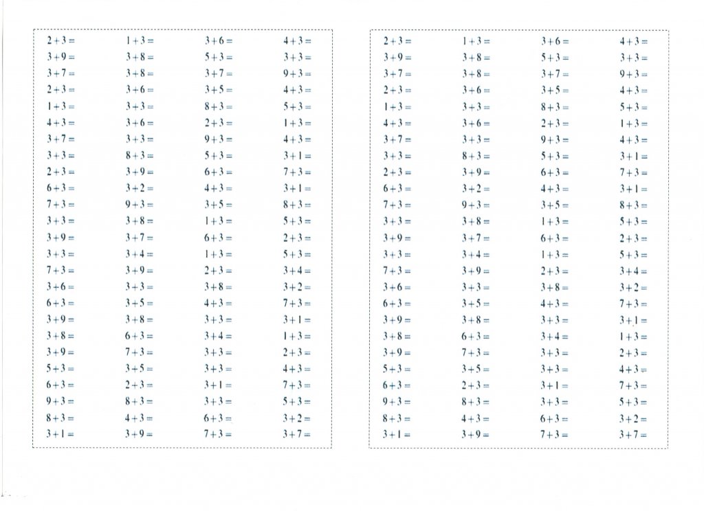 Atividade de matemática que tem vários exercícios de Contas de Adição - Folha 02 Atividade de Matemática-Contas de Adição - Folha 02