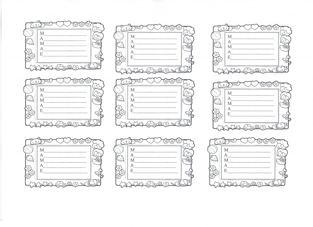 Atividade do Dia das Mães com Acróstico