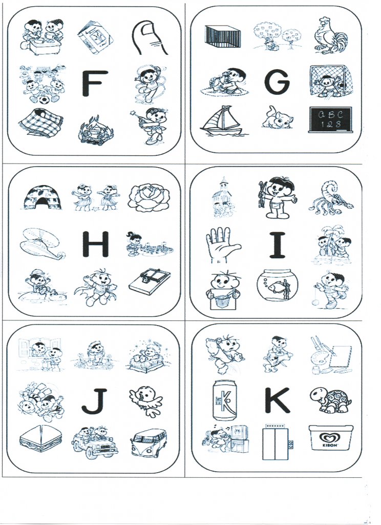 Mini Livro Turma da Mônica-Circular os desenhos-2