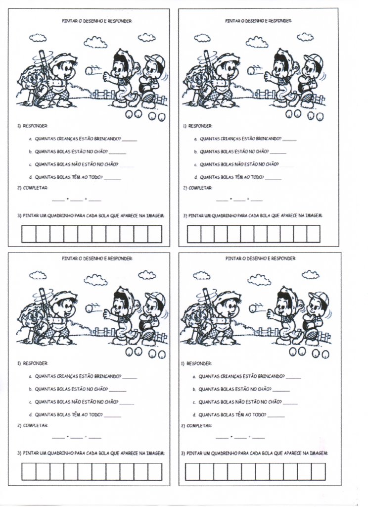 Festa Junina-Quantidade de Letras e Contagem-Folha 1