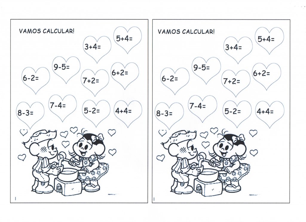 Festa Junina Cálculos Adição e Subtração