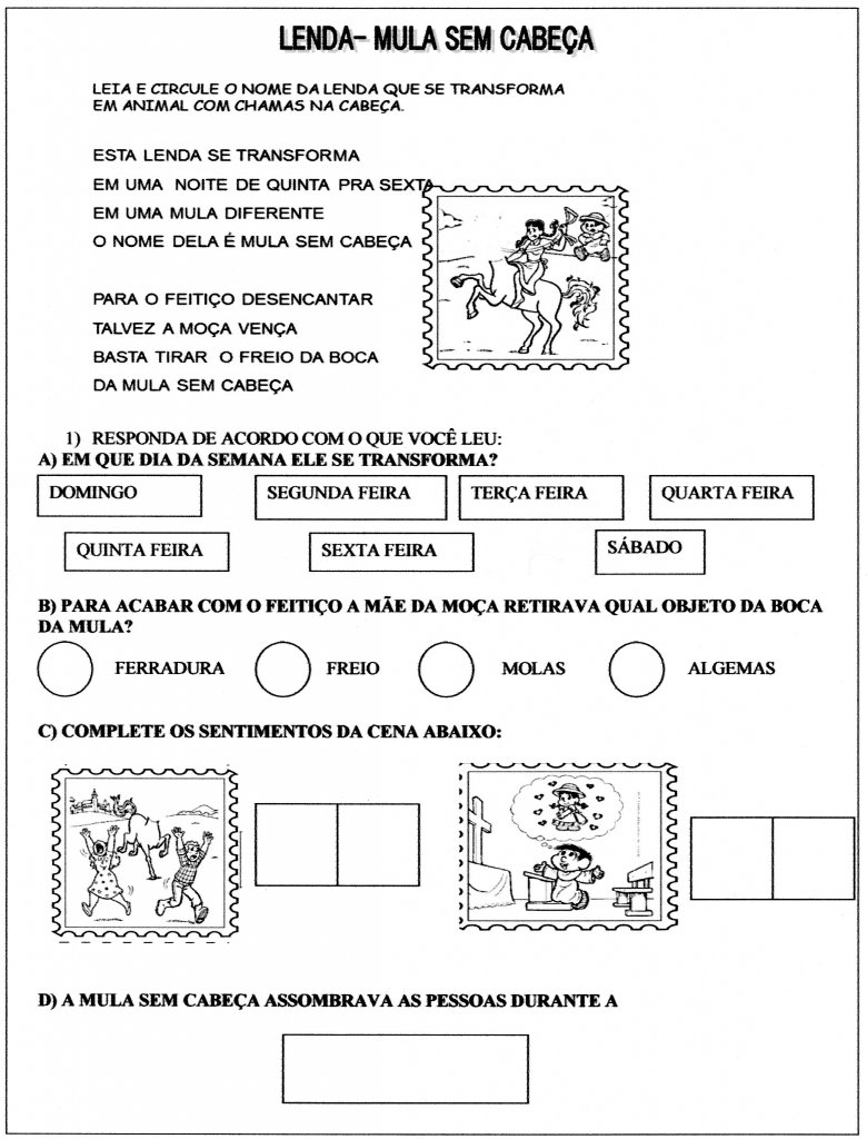 A lenda da Mula sem Cabeça