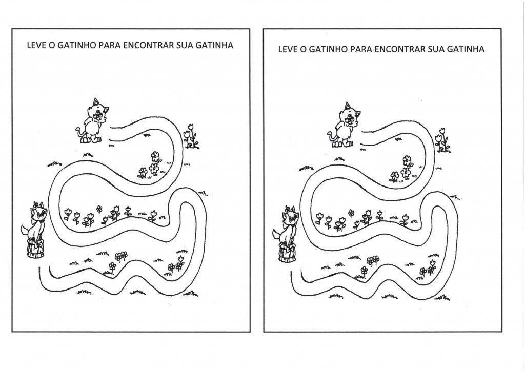 Educação Infantil-Língua Portuguesa-Labirintos-Folha 2