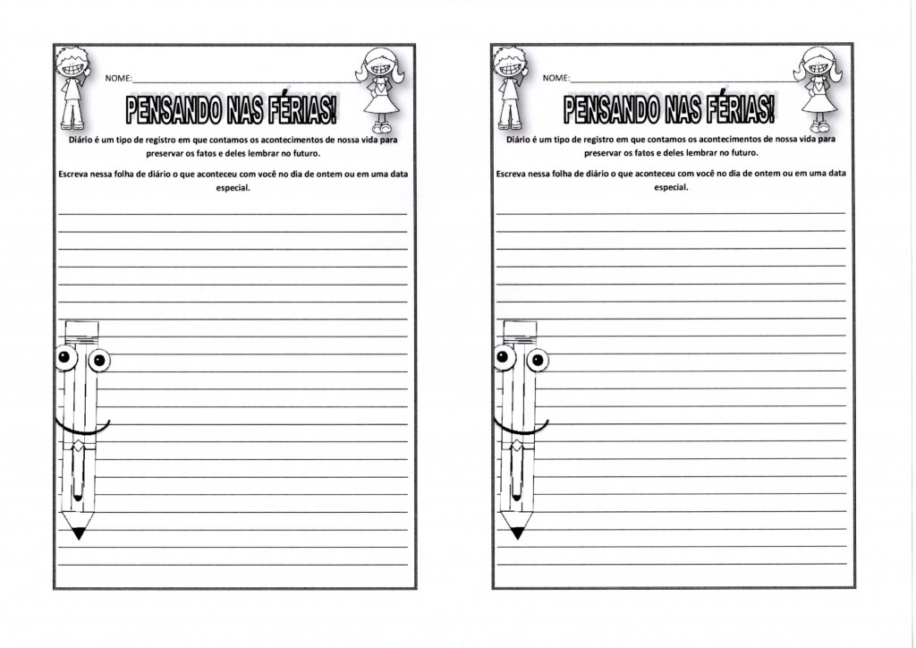 Atividade Pensando nas Férias-Parte 2-Folha 3