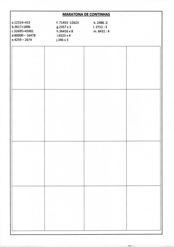 Avaliação Diagnóstica 5 Ano-Parte 2-Folha 3