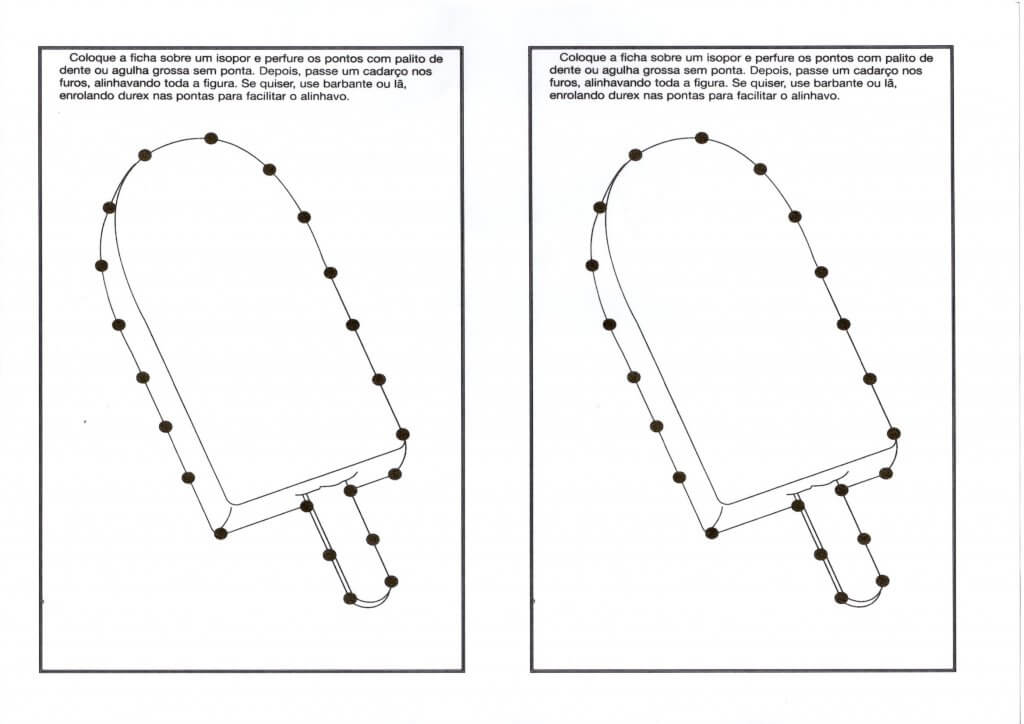Educação Infantil-Perfuração-Perfure o isopor