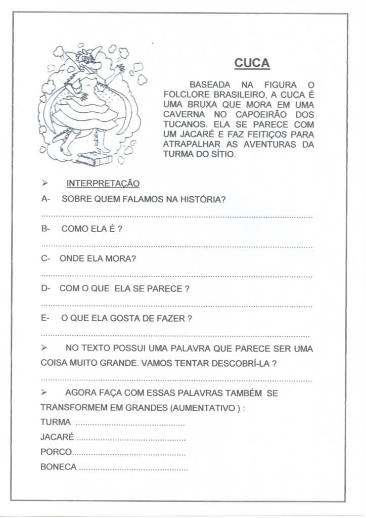 Projeto Sítio do Pica-Pau Amarelo-Parte 12-Folha 1