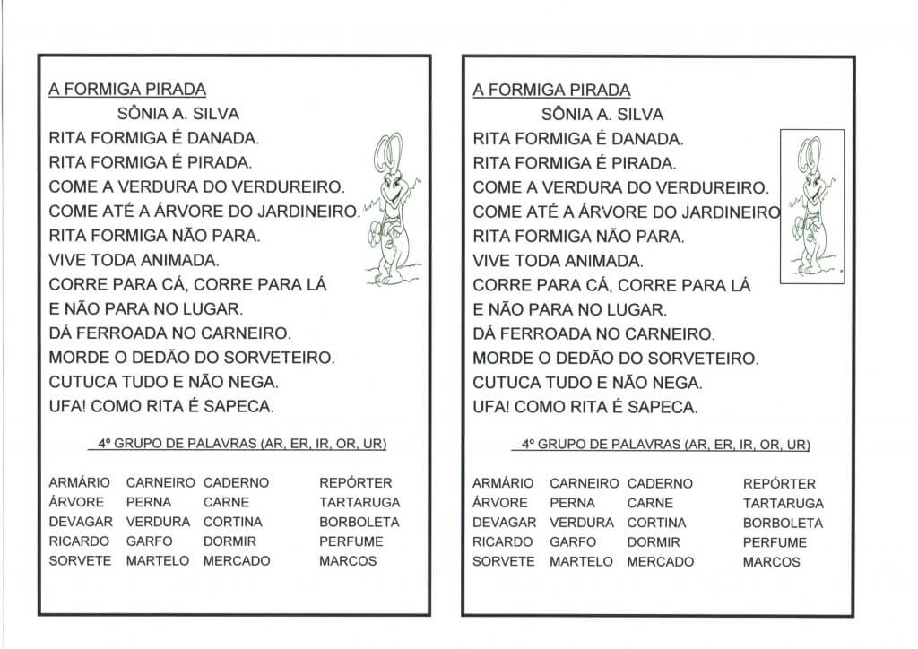 Dificuldades ortográficas AR-ER-IR-OR-UR