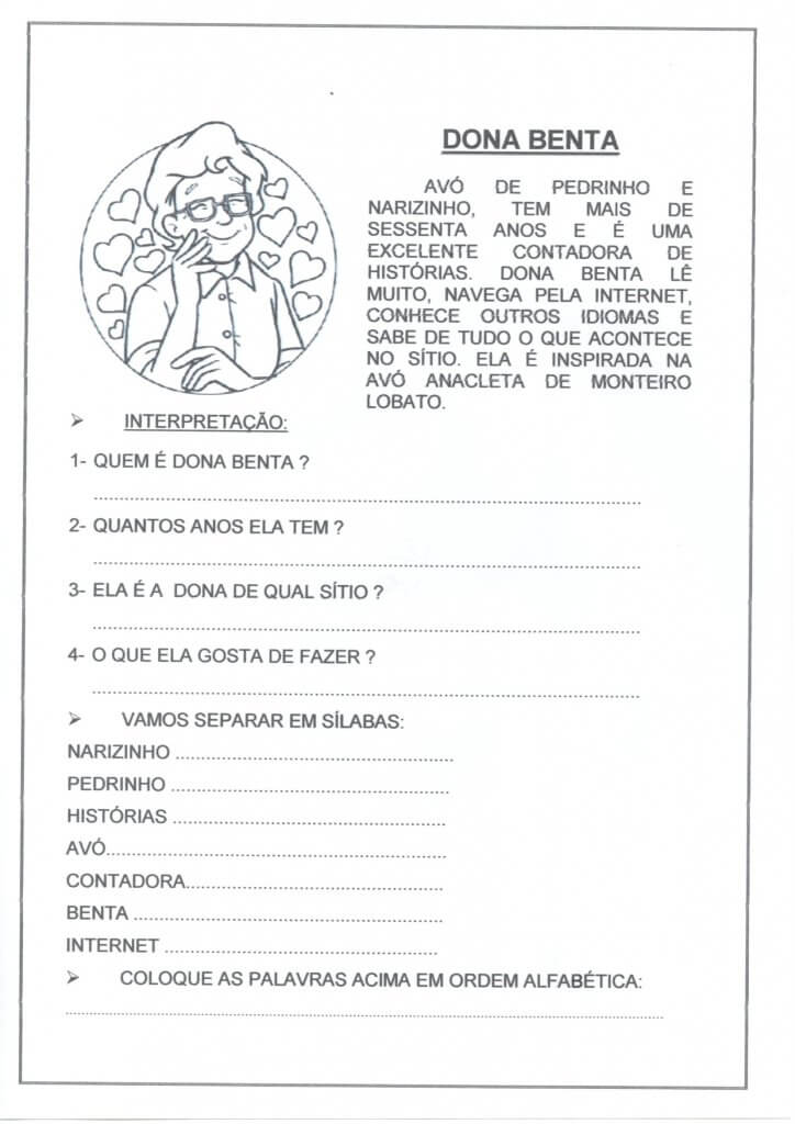 Projeto Sítio do Pica-Pau Amarelo-Parte 13-Folha 1 