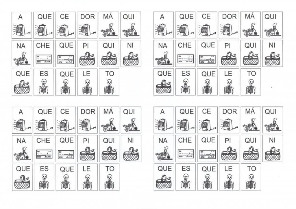 Dificuldades Ortográficas-Figuras com Sílabas-Qua-Que-Qui