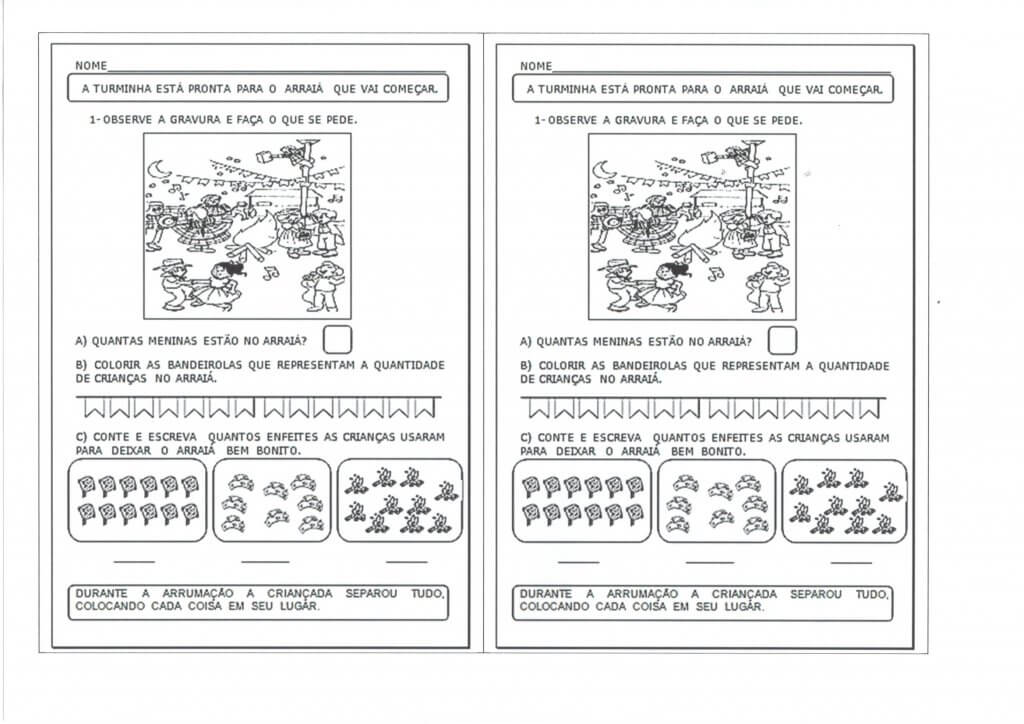 Contagem Junina-Crescente e Decrescente-Folha 1