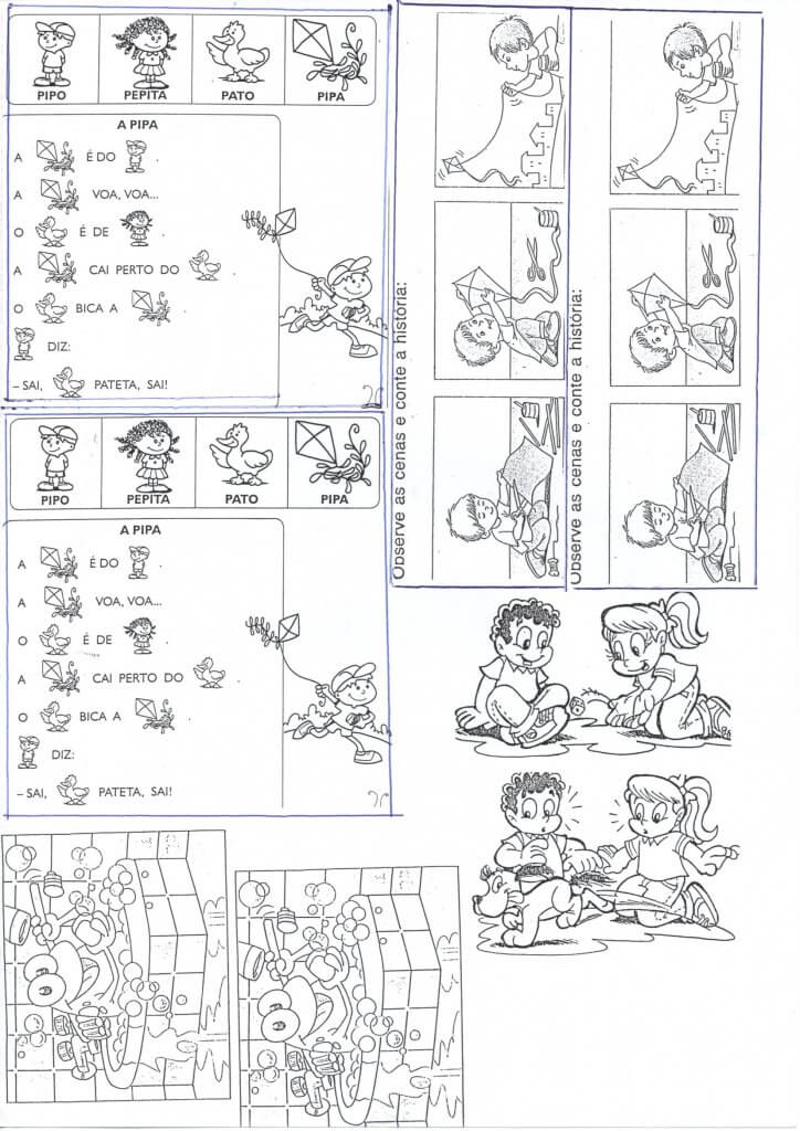 Lição de Casa para colar no caderno