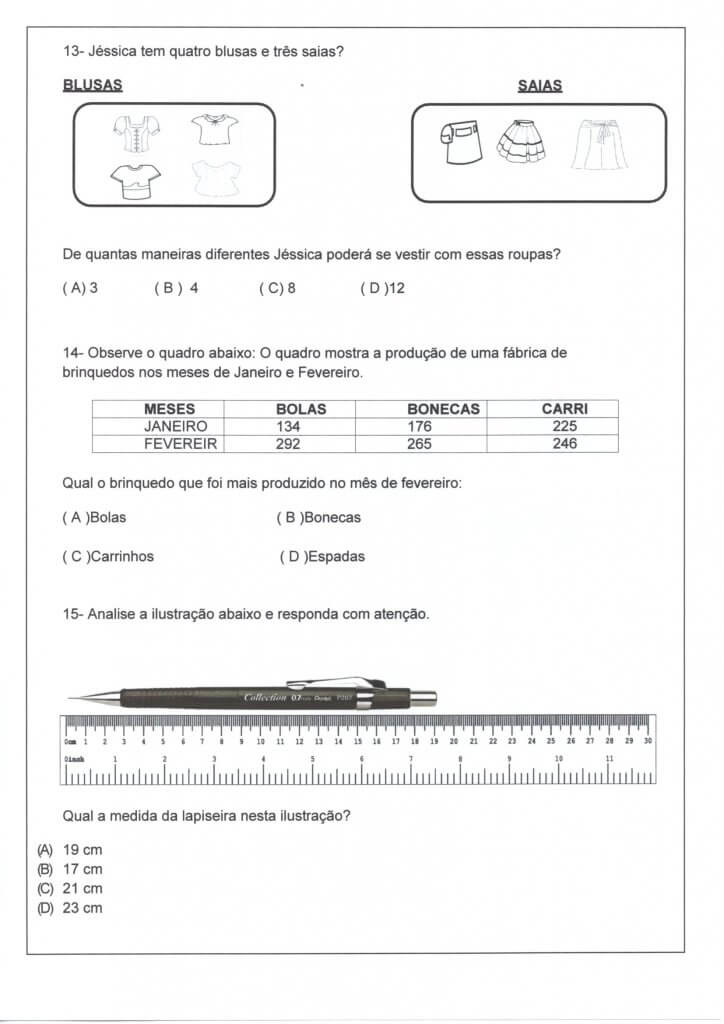 Avaliação Matemática-Sequência-Decomposição-Parte 3-Folha 5