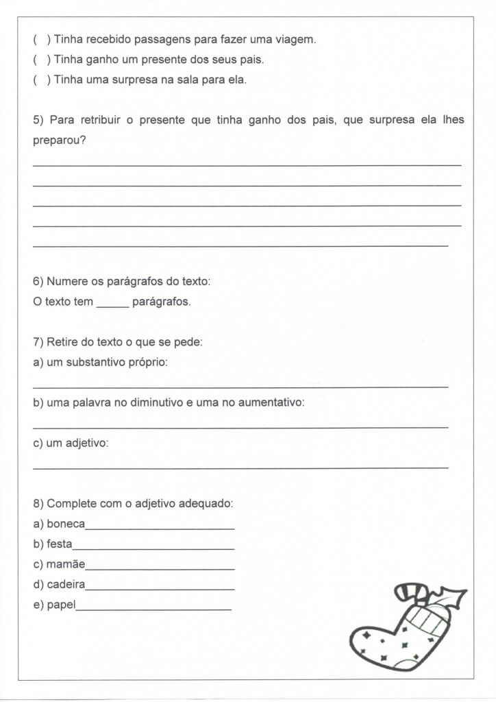 Avaliação de Língua Portuguesa-Parte 2-Folha 3